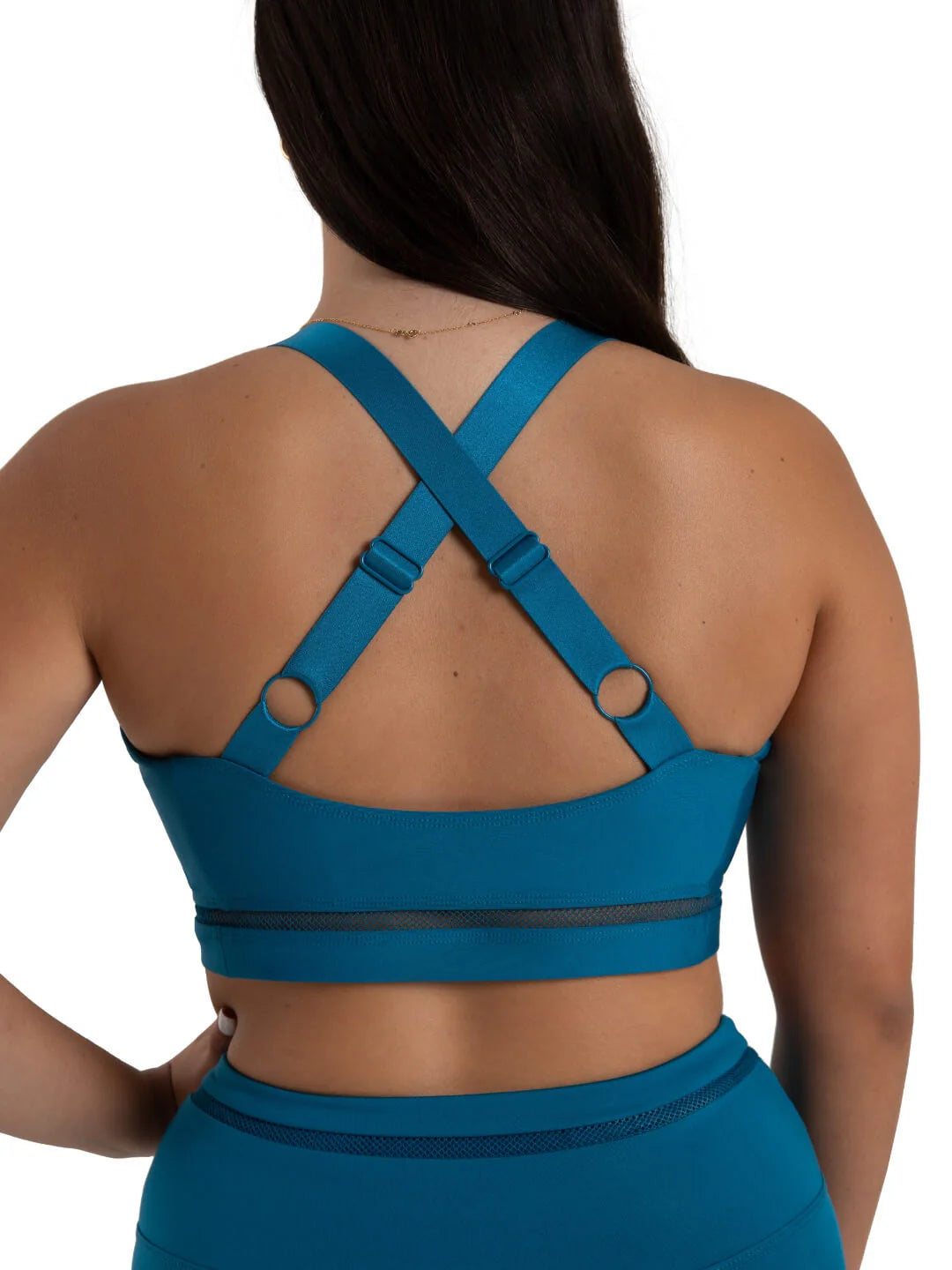 Capezio Oceanic Crop Top - Blue