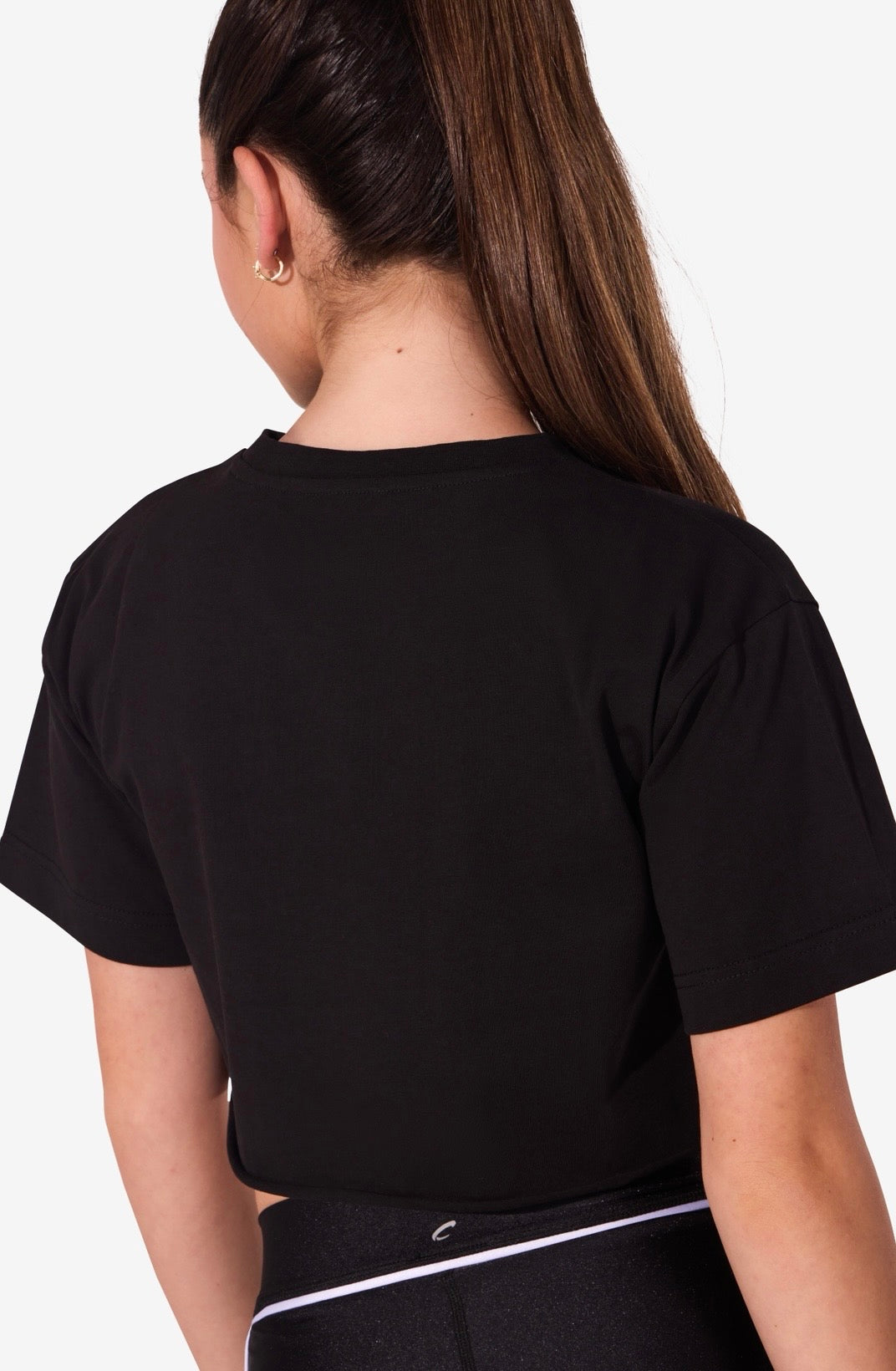 Capezio Tweens Jet Setter Campus Box Tee - Black