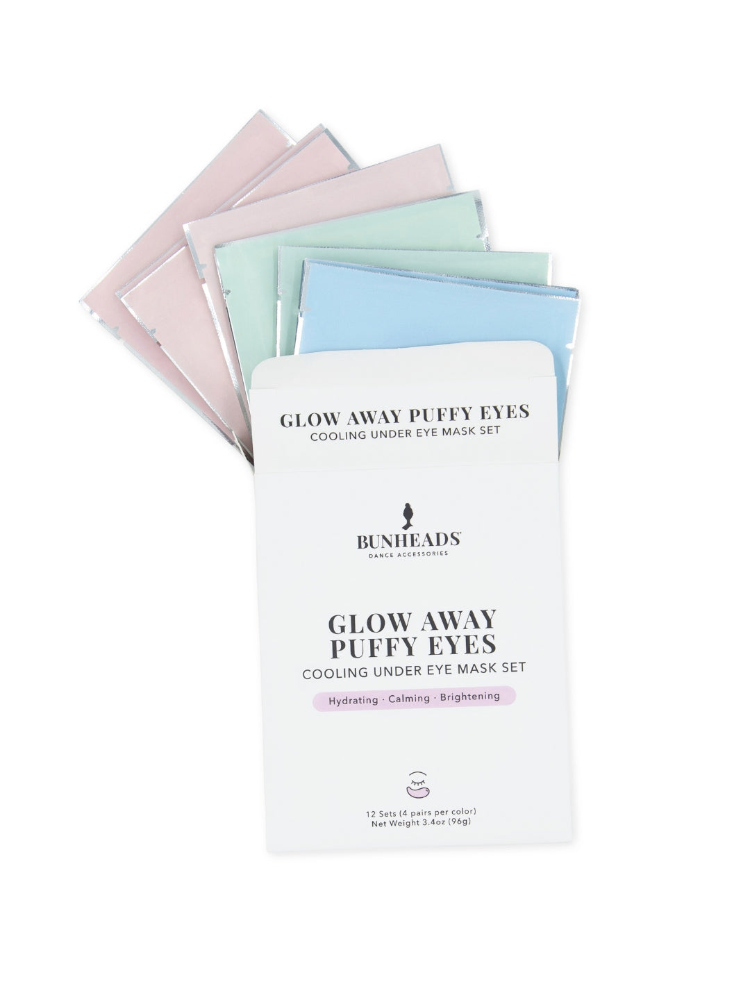 Bunheads Glow Away Puffy Eyes Cooling Under Eye Mask Set