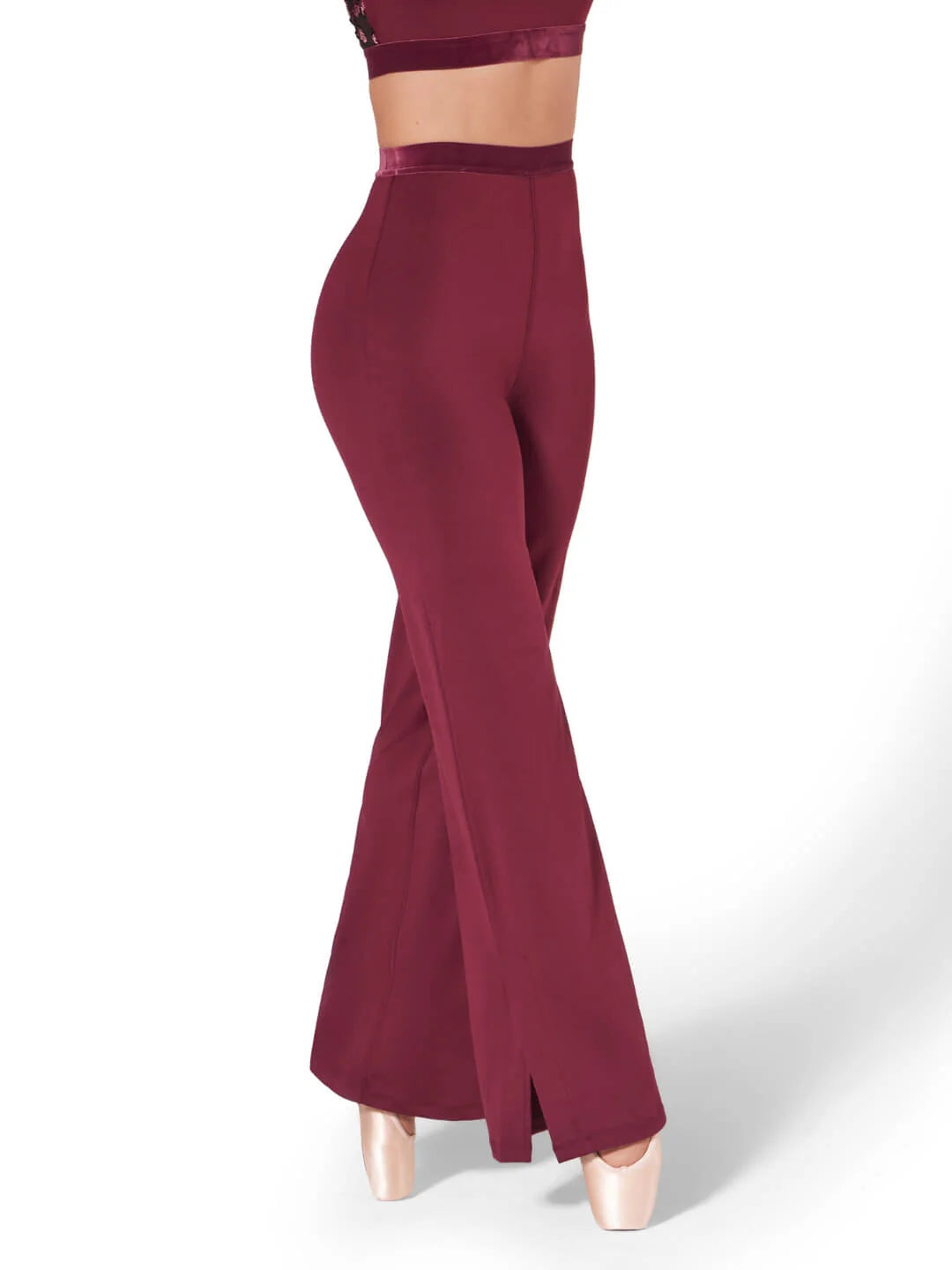 Capezio Beguile Wide Leg Trouser - Windsor Wine