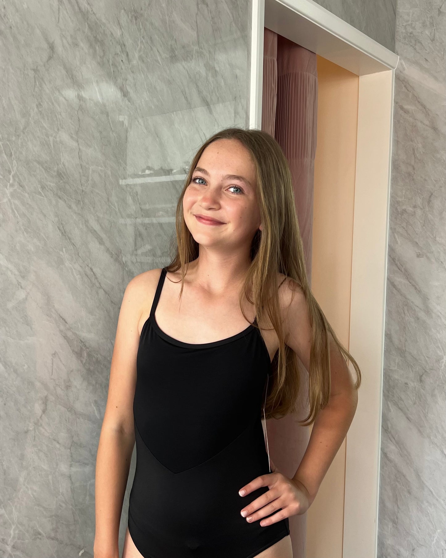 Capezio Girls “Lake” Leotard - Black