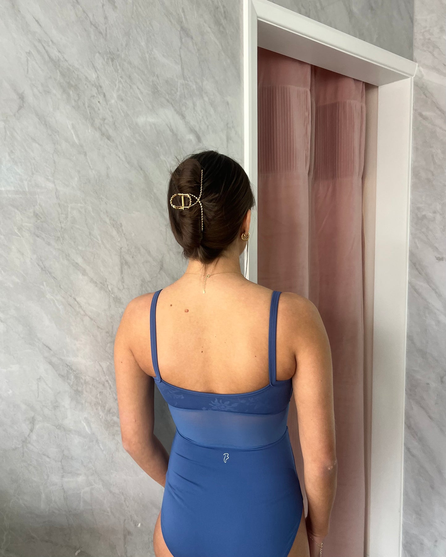 Bloch Anna Camisole Leotard - Eclipse Blue