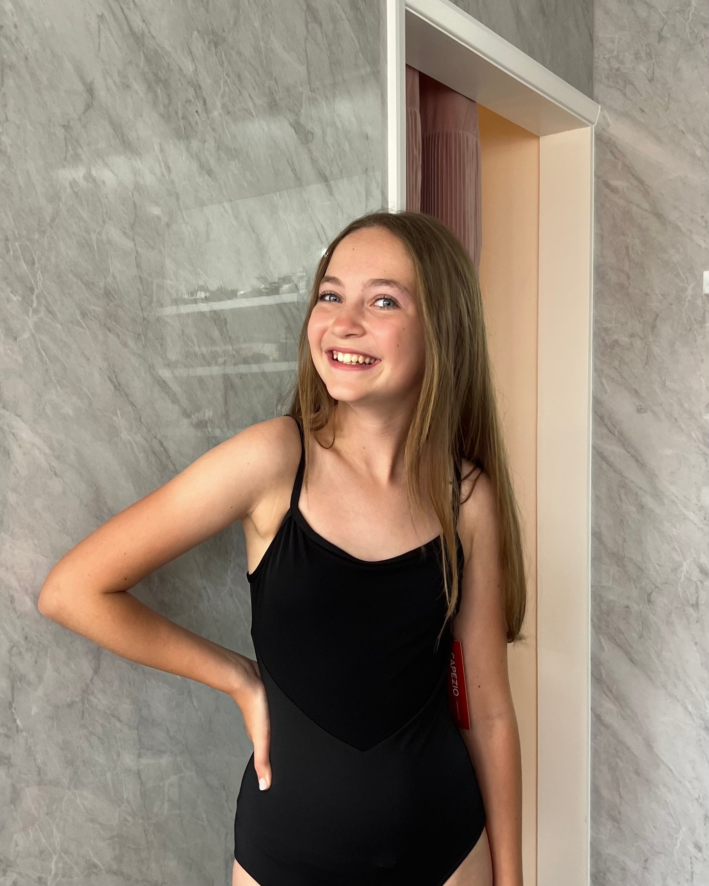 Capezio Girls “Lake” Leotard - Black