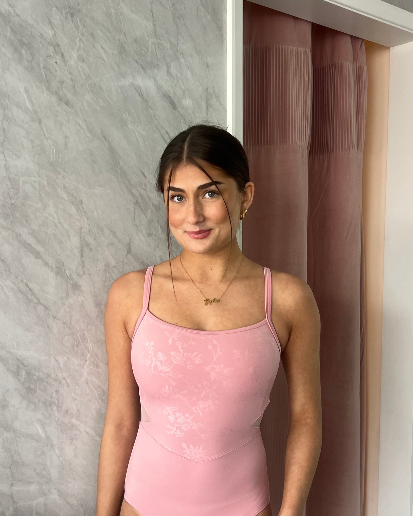 Bloch Anna Camisole Leotard - Vintage Pink