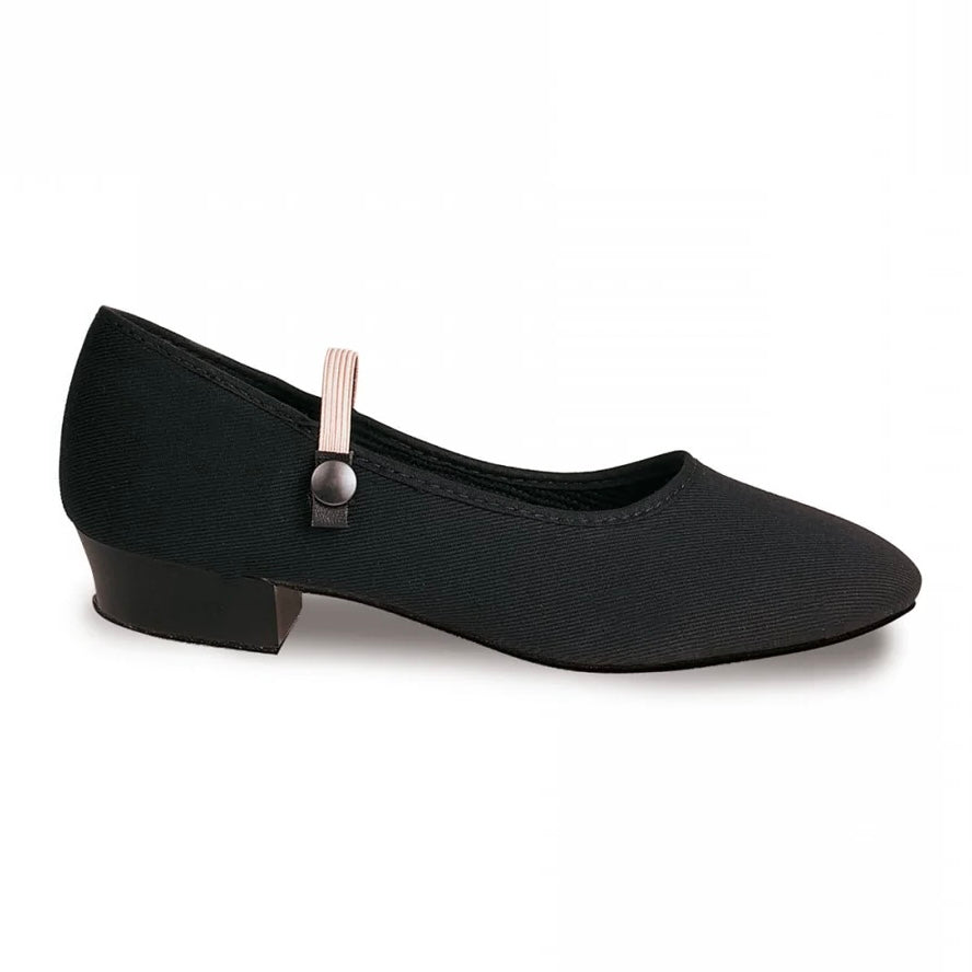 Roch Valley Regulation Low Heel Character Shoe - Black