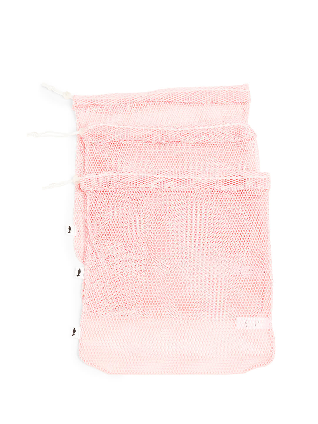 Bunheads Drawstring Mesh Shoe Bag - Light Pink