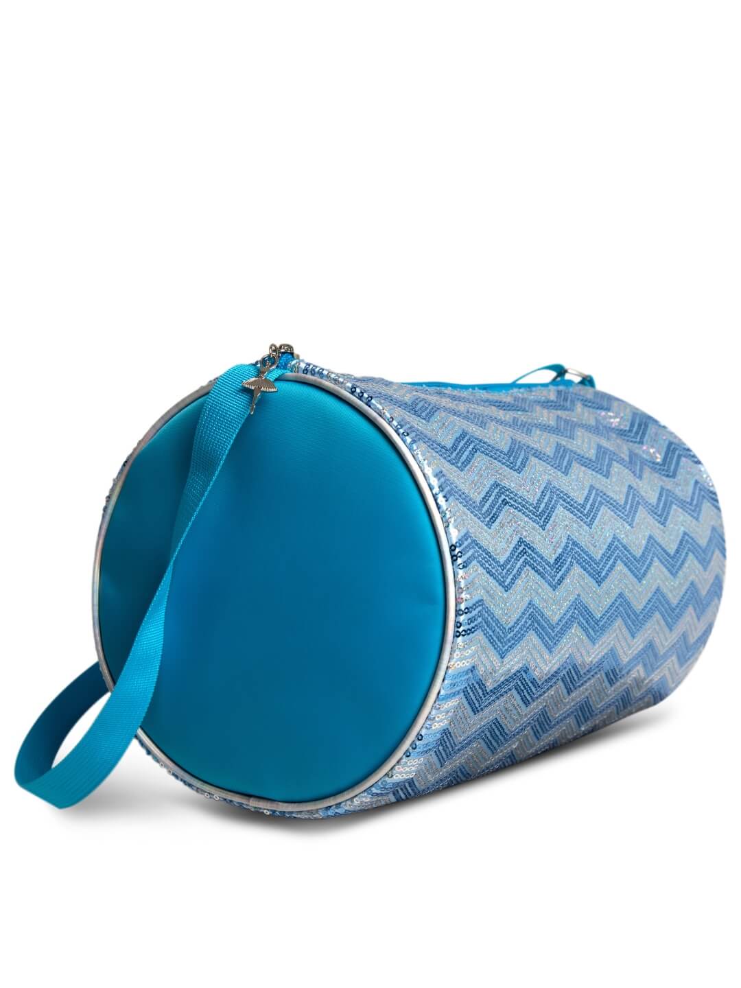 Capezio Chevron Sequin Duffle Bag - Blue