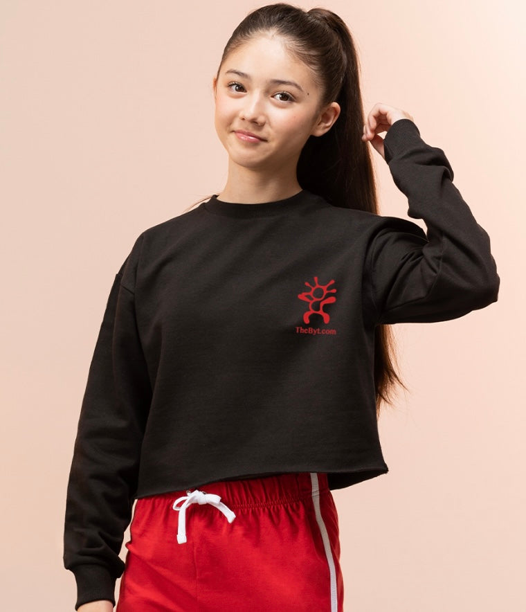 The BYT Kids Cropped Sweatshirt