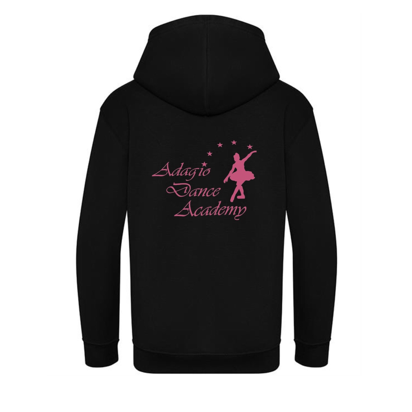 Adagio Pullover Hoodie - Fuchsia Pink Logo