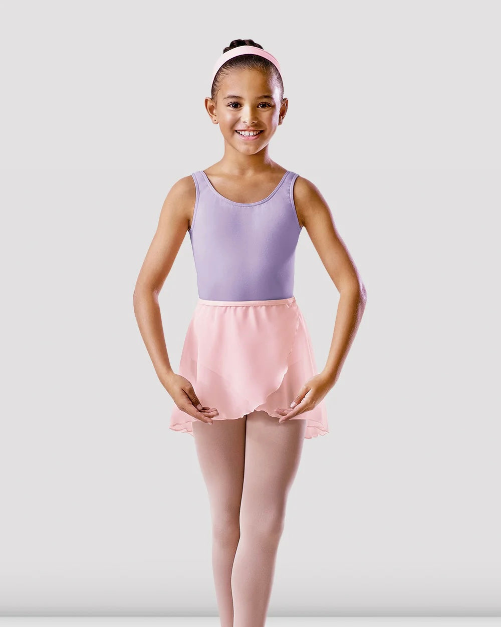 Bloch Girls Mock Wrap Skirt - Pink