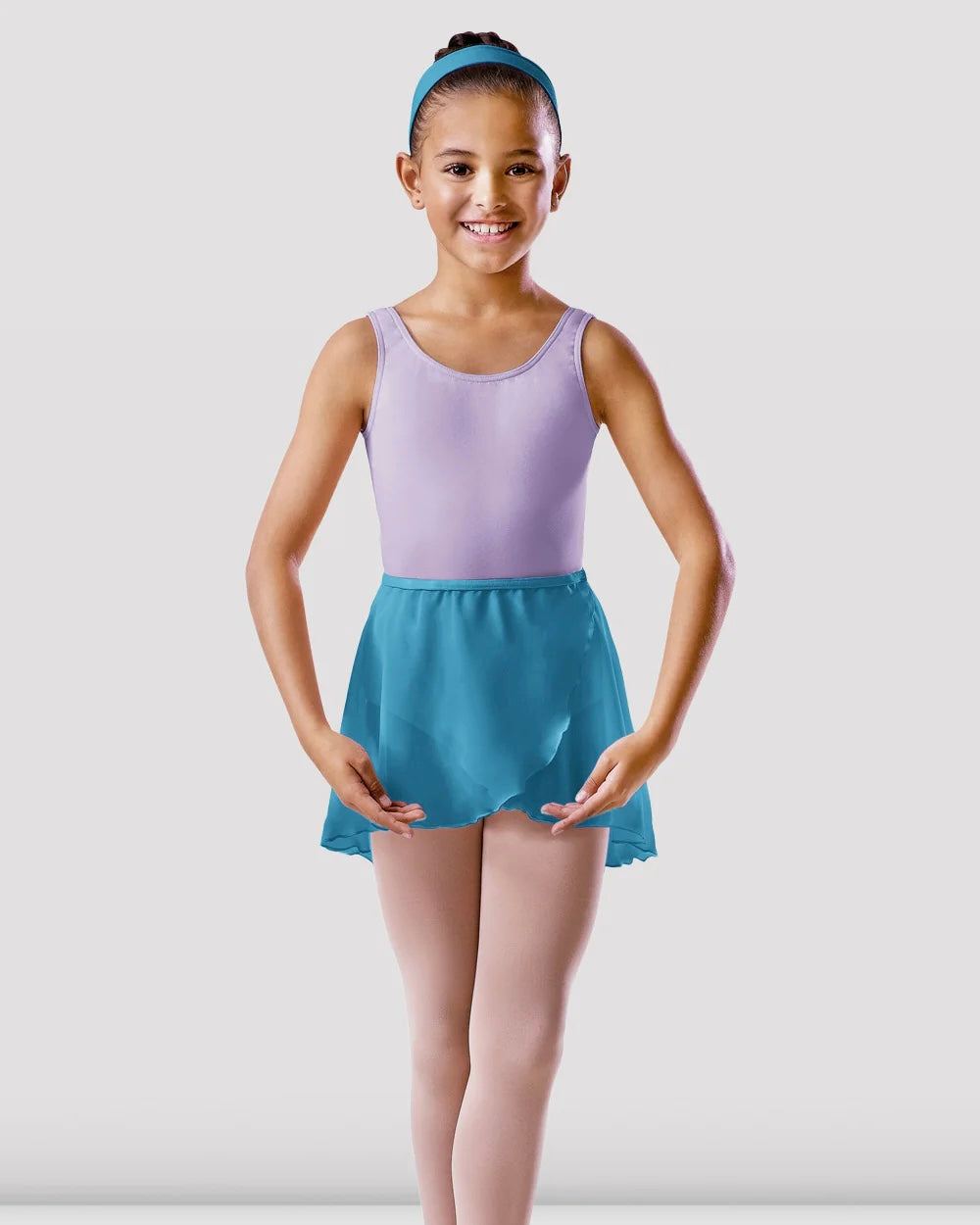 Bloch Girls Mock Wrap Skirt - Marine