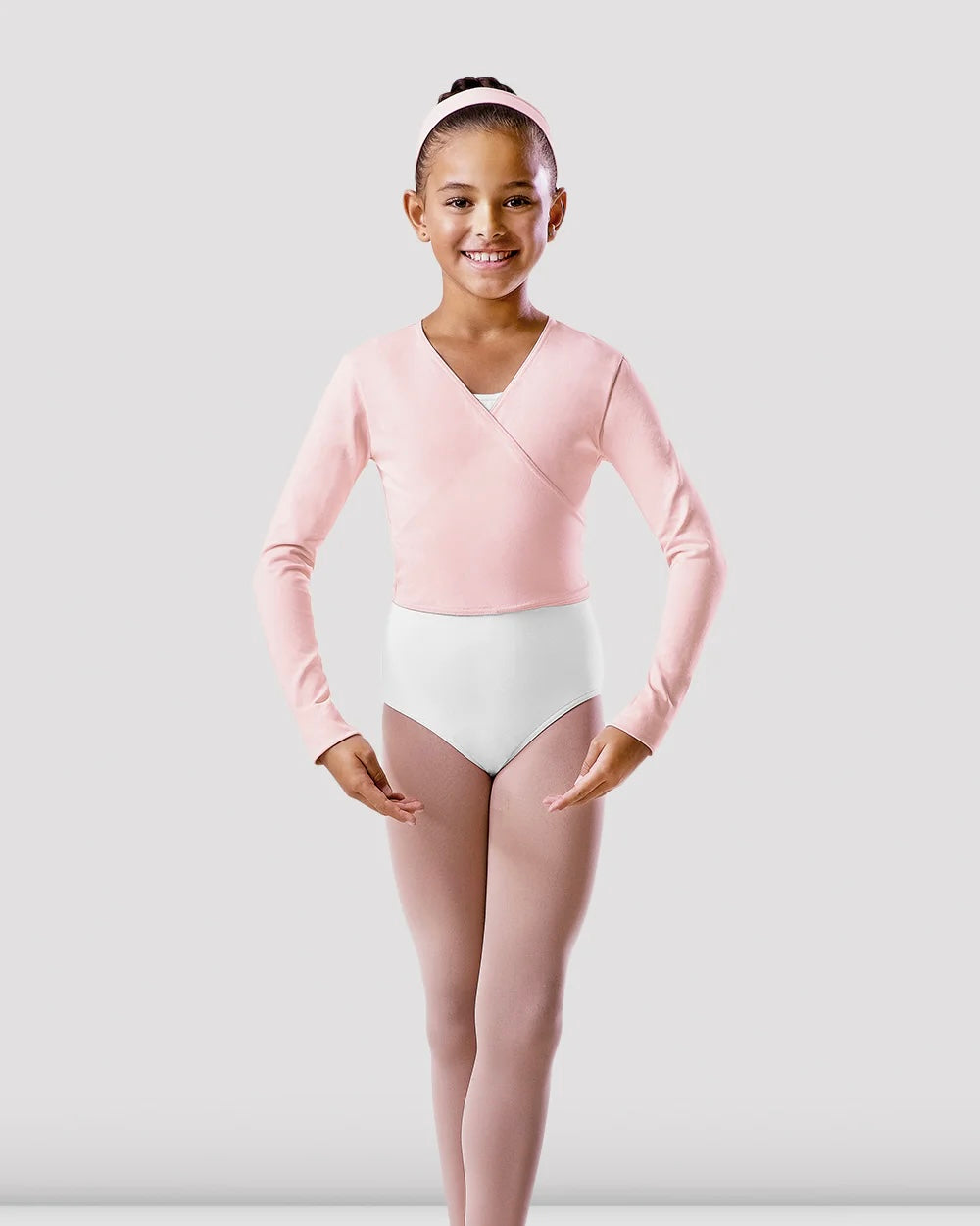Bloch Girls Wrap Top - Pink