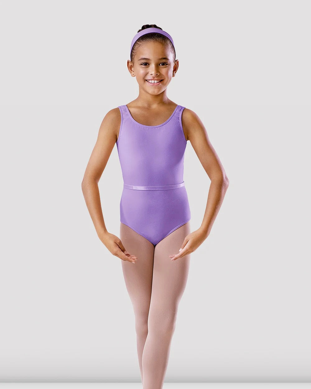 Bloch Girls Sleeveless Tank Leotard - Lavender