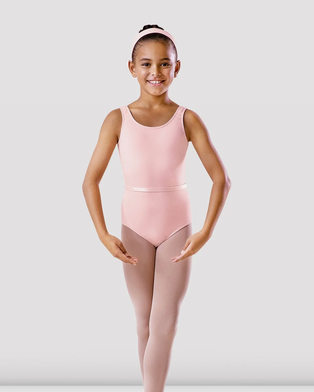 Bloch Girls Sleeveless Tank Leotard - Pink