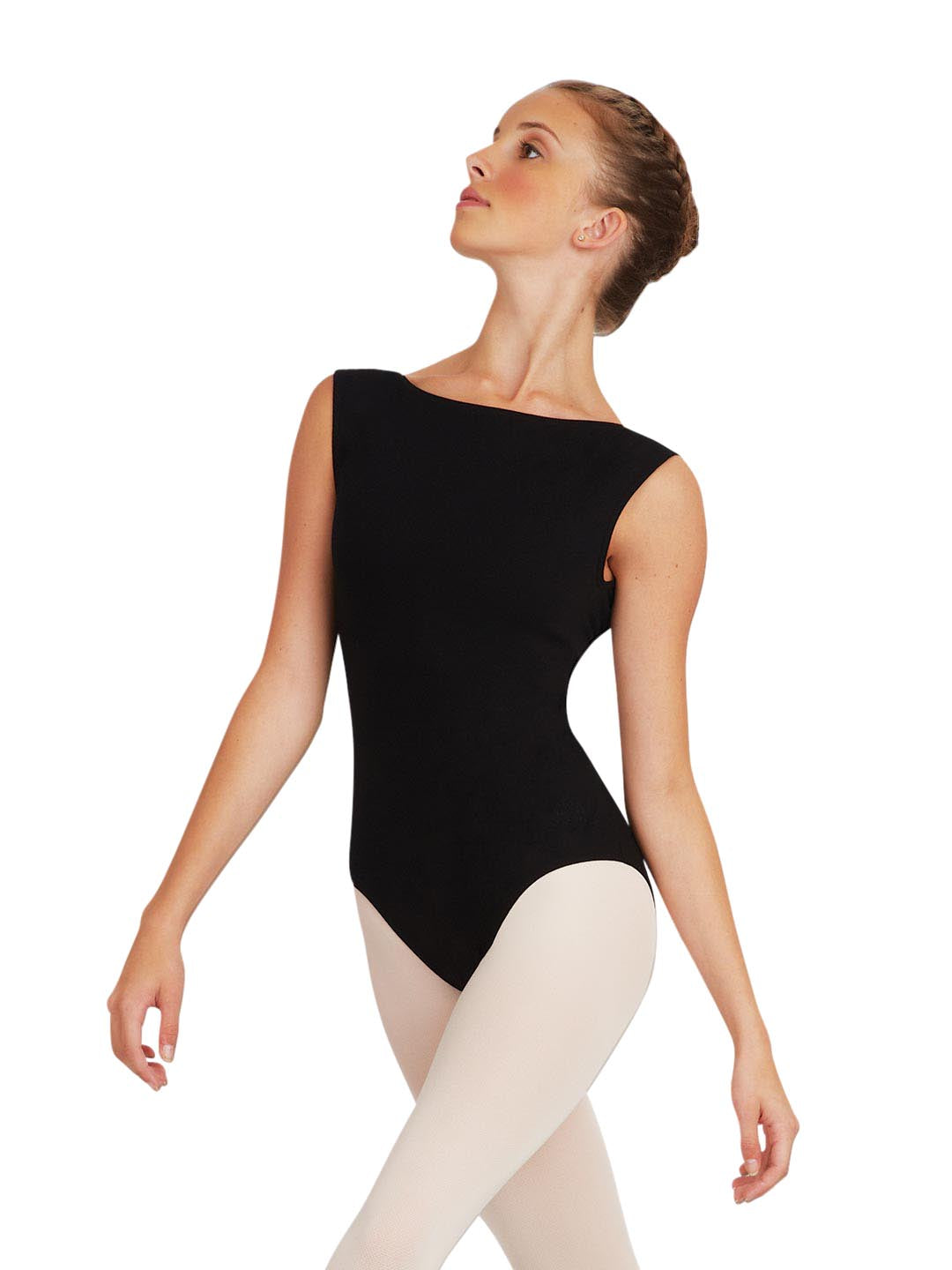 Capezio Boat Neck Leotard - Black