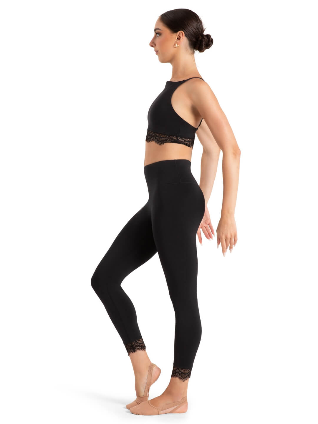 Capezio Seashell Leggings - Black