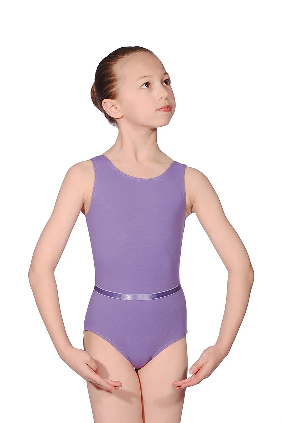 RV Cotton Tank Leotard - Lavender