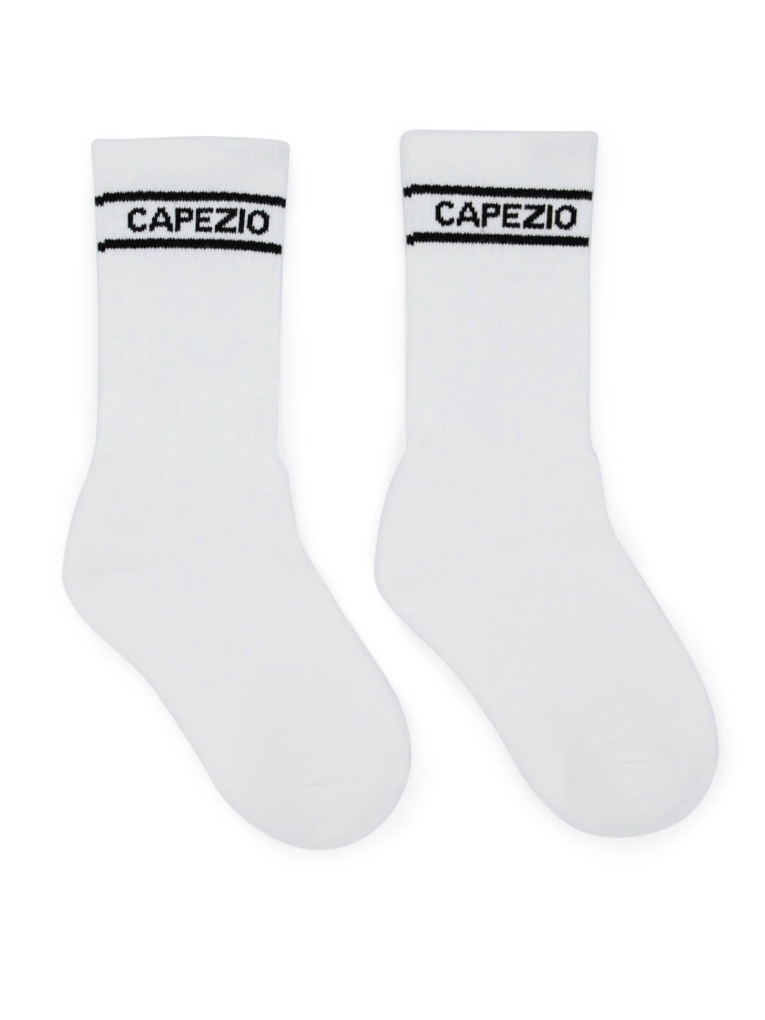 Capezio Varsity Crew Socks - White