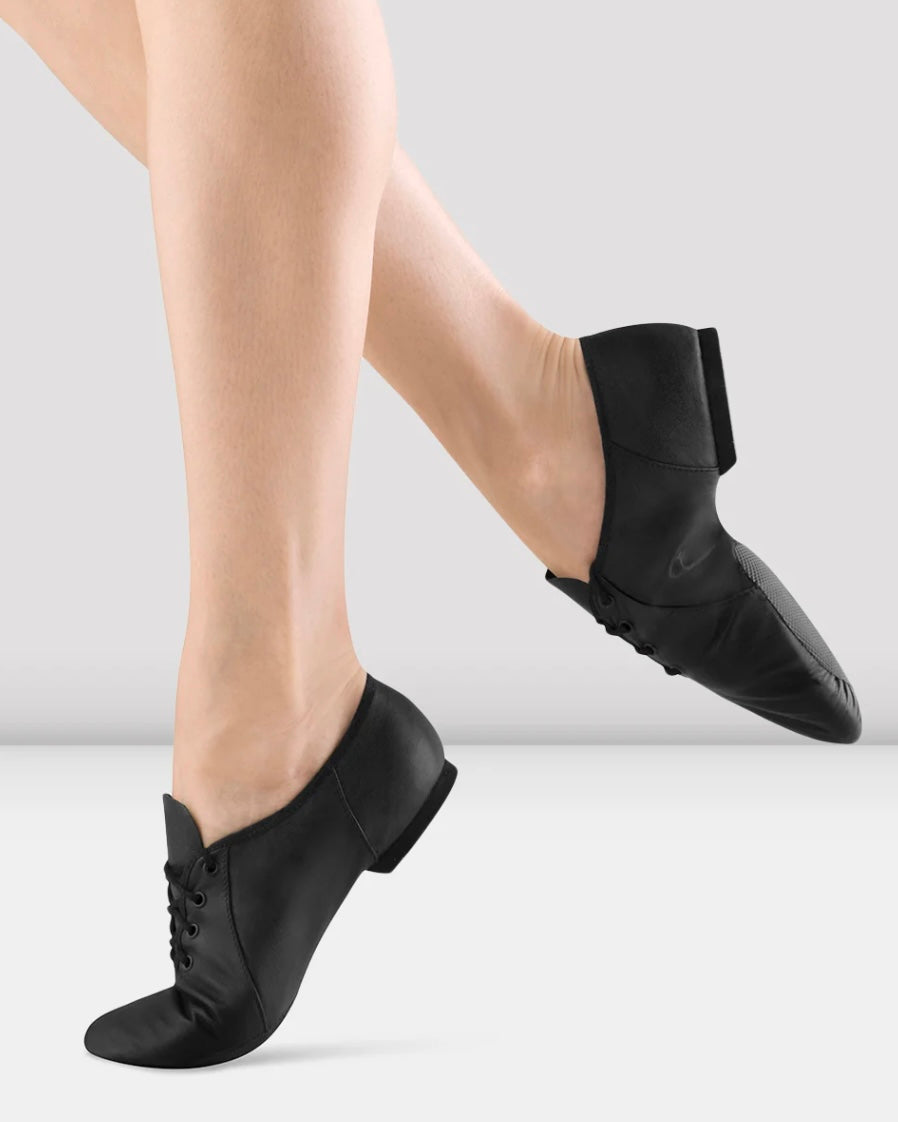 Bloch Adults “Jazzsoft” Lace Up Jazz Shoes - Black