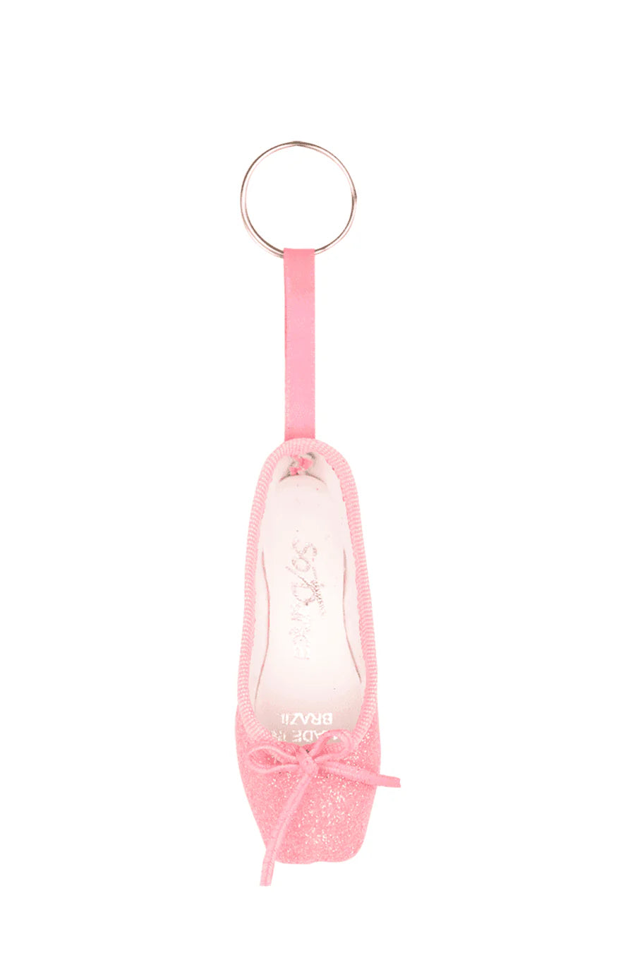 So Danca Glitter Pointe Shoe Keychain - Pink