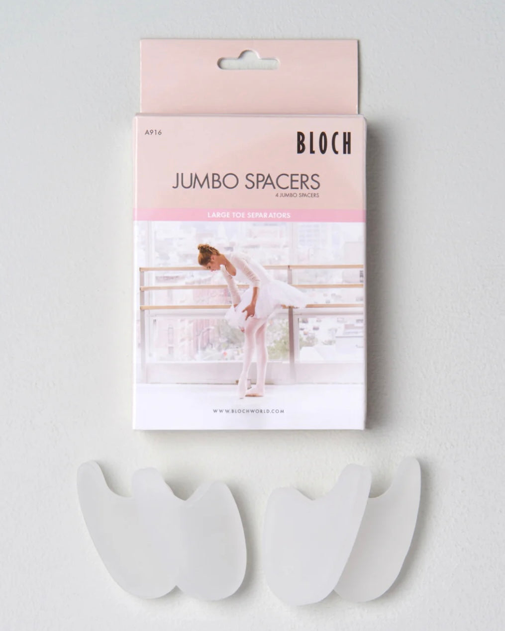 Bloch Clear Jumbo Spacers (2 Pairs)
