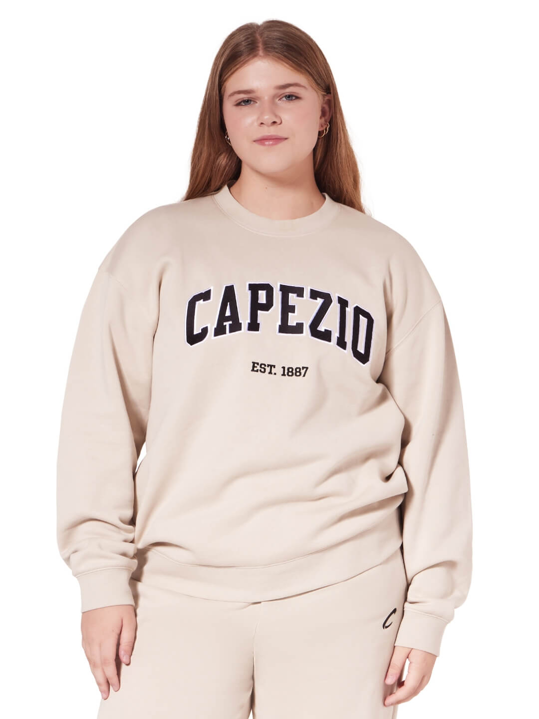 Capezio Varsity Sweatshirt - Oatmeal