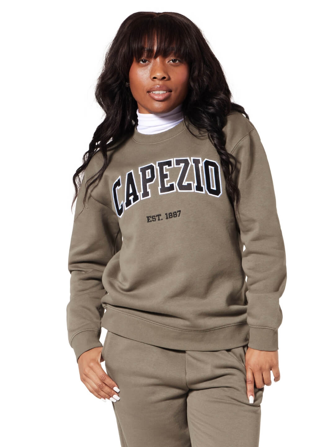 Capezio Varsity Sweatshirt - Olive