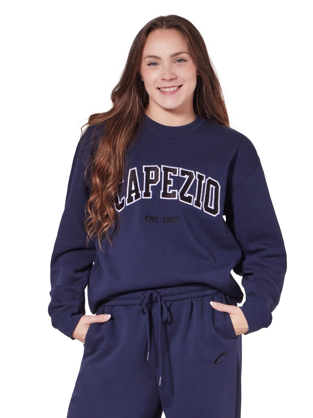 Capezio Varsity Sweatshirt - Pagent Blue