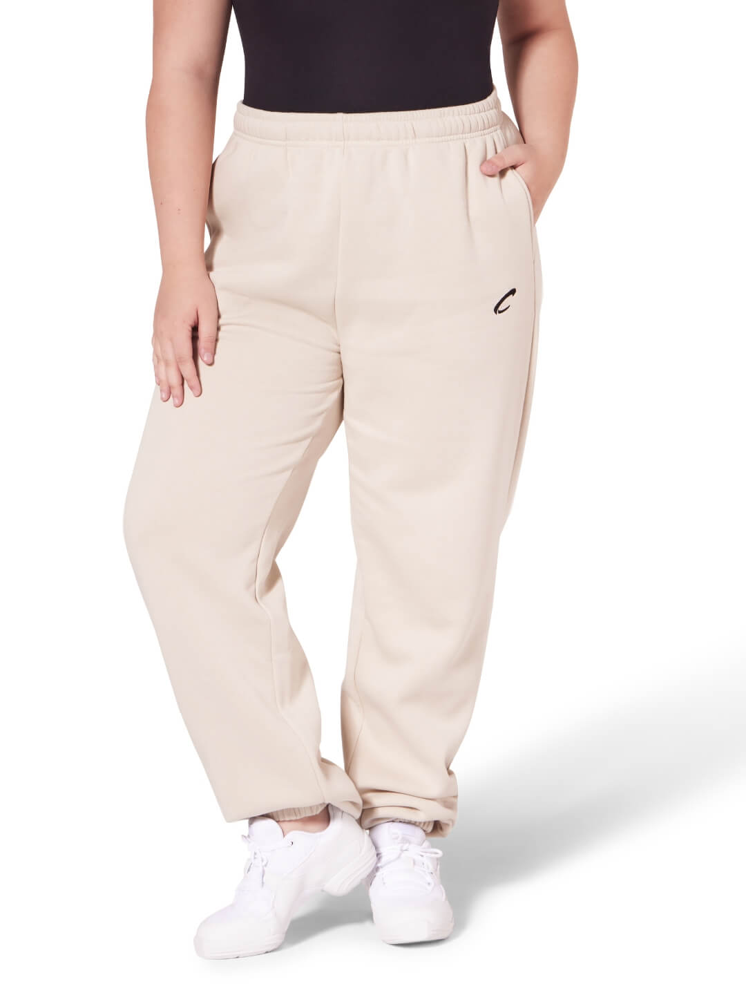 Capezio Varsity Sweatpants - Oatmeal