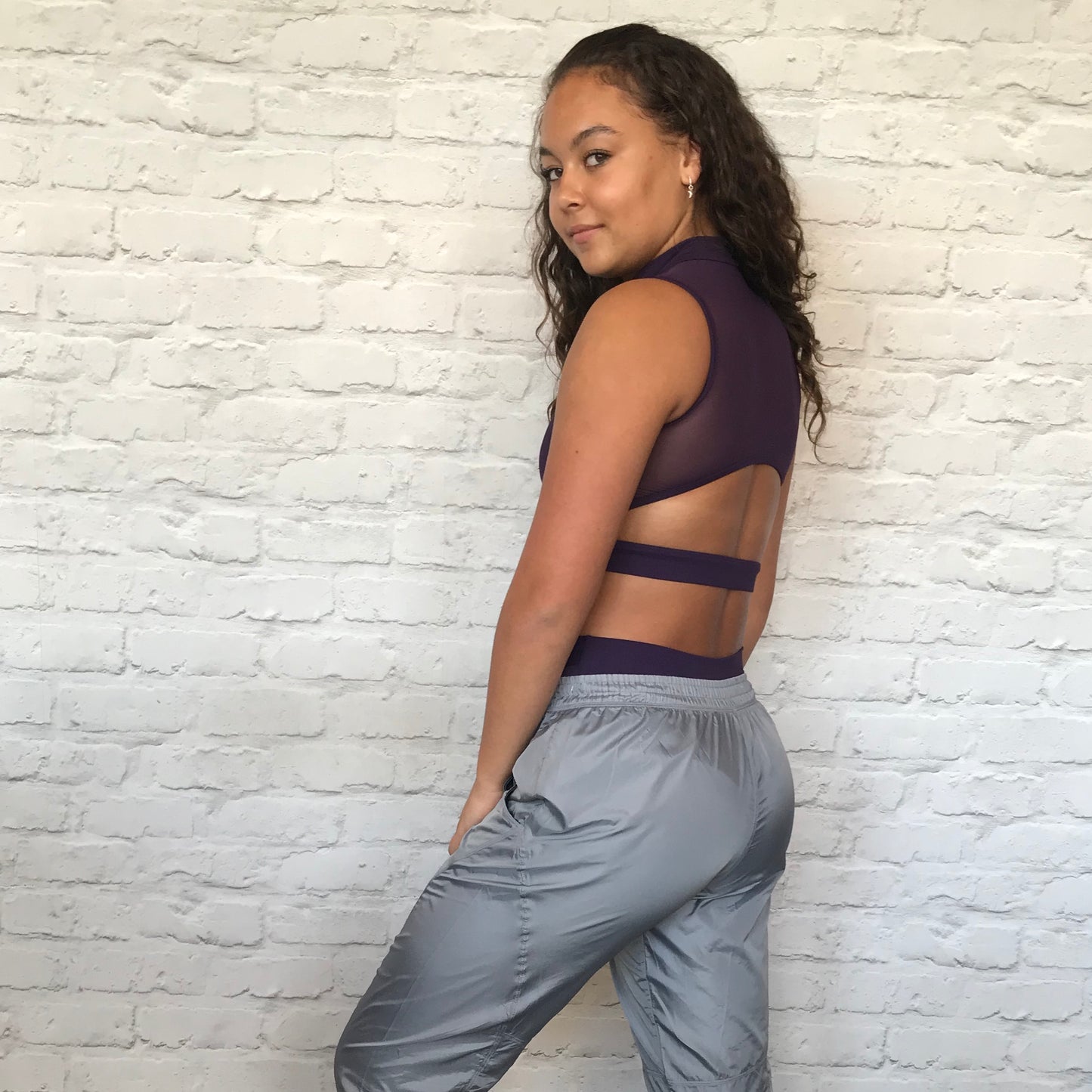 Mirella Ripstop Trouser Pant M654L - Dove Grey