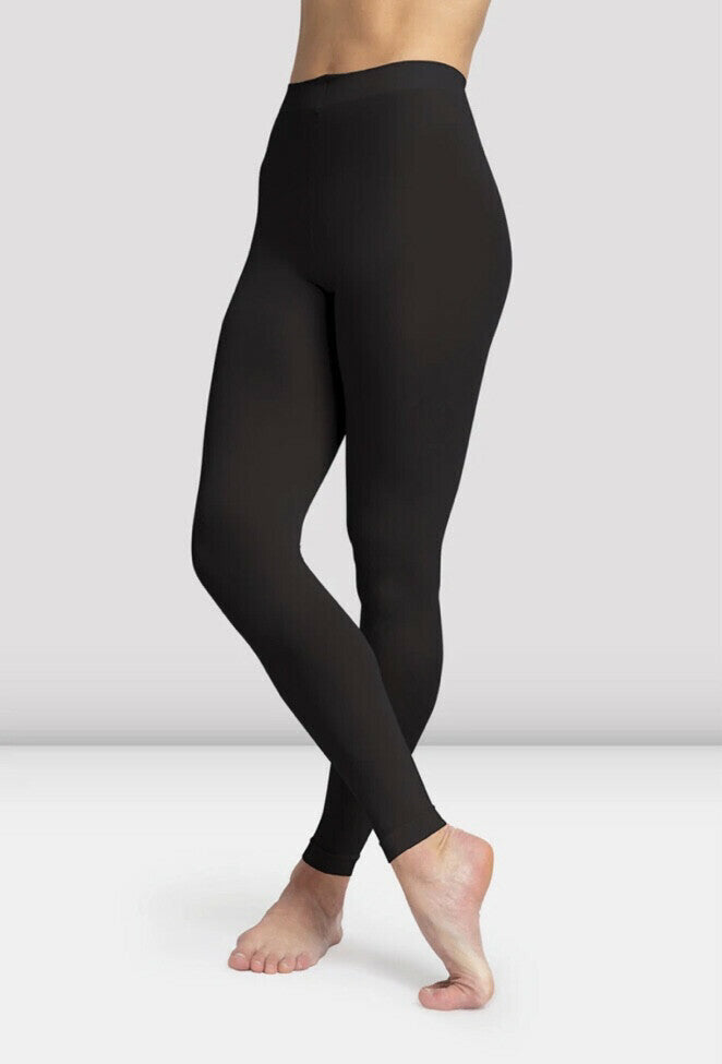 Bloch Ladies Footless Tights - Black