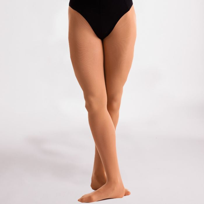 ‘Silky Dance’ High Performance Ladies Convertible Tights - Tan