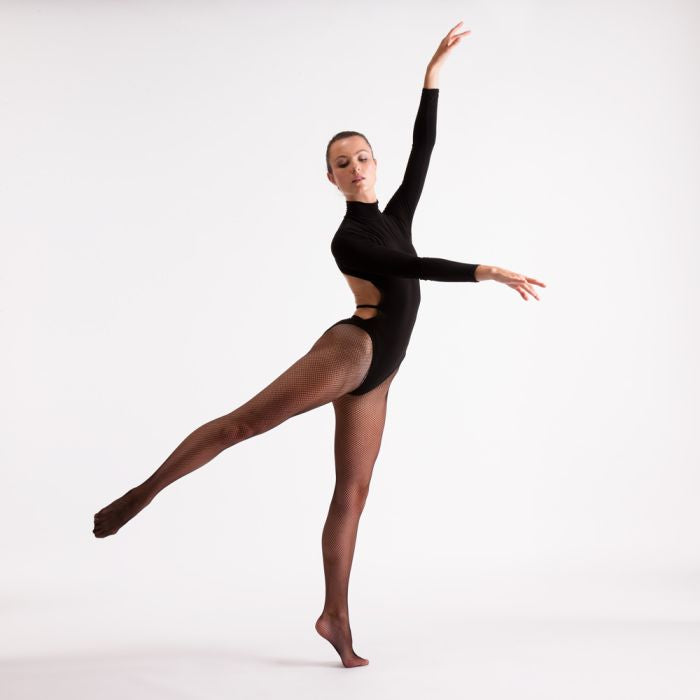 ‘Silky Dance’ Intermediate Fishnets Tights - Black