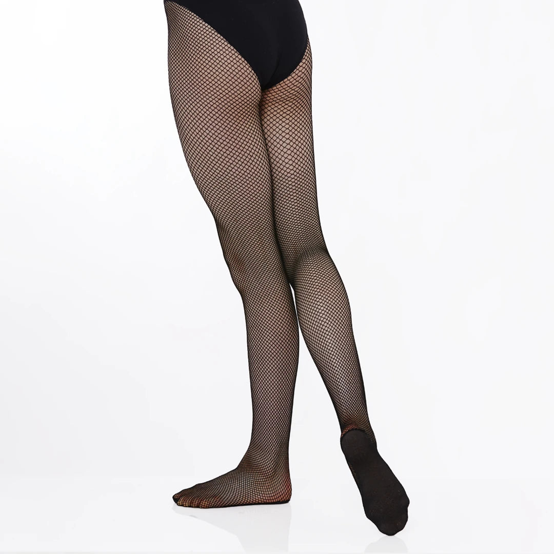 ‘Silky Dance’ High-Performance Fishnets Tights - Black
