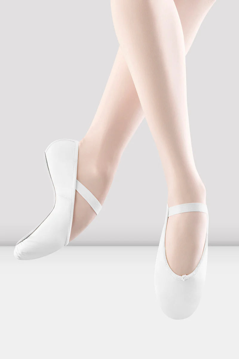Bloch Adults ‘Arise’ Leather Full Sole Ballet Shoe - White