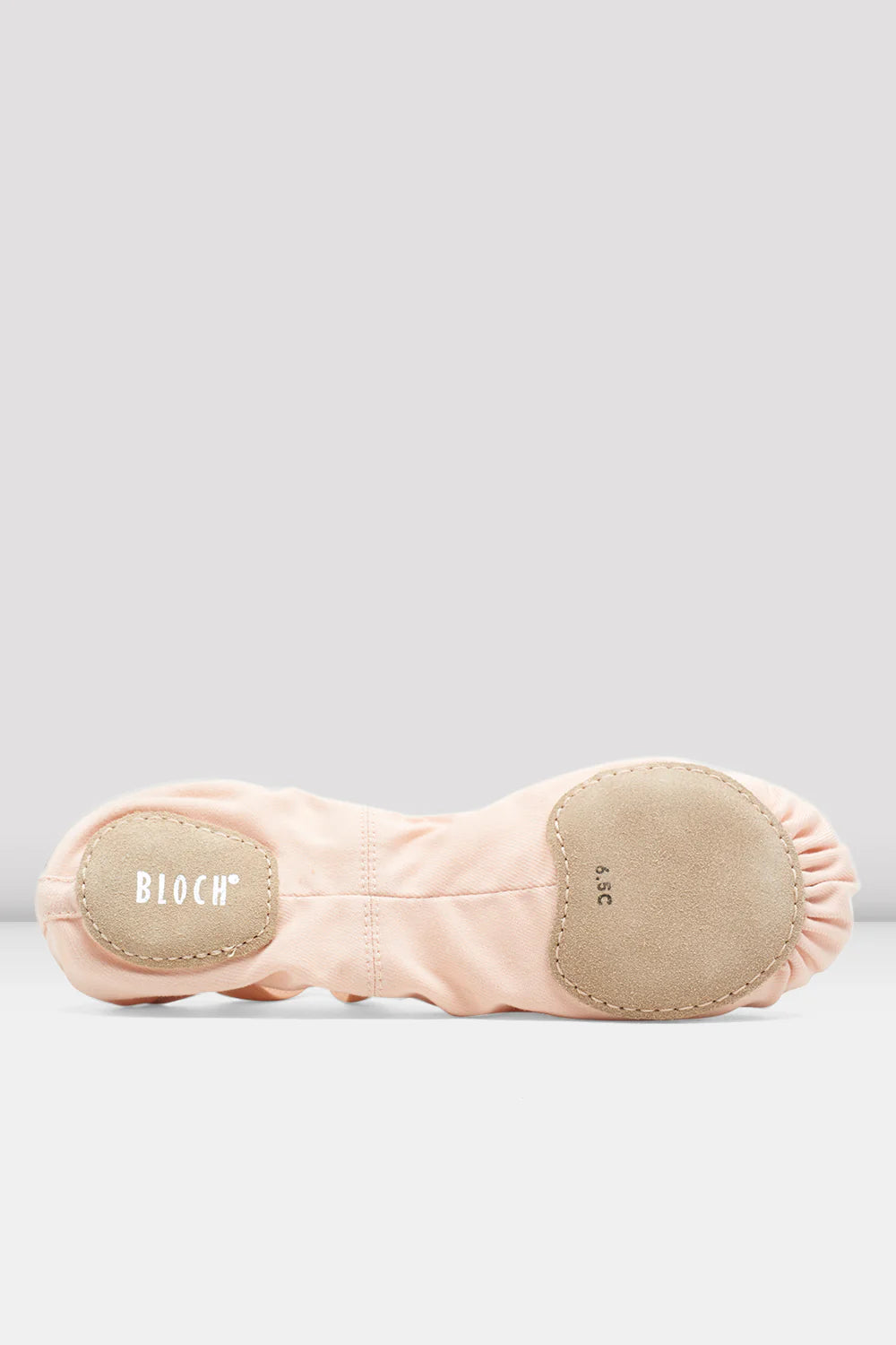 Bloch “Performa” Canvas Split-Sole Ballet Shoe - Theatrical Pink