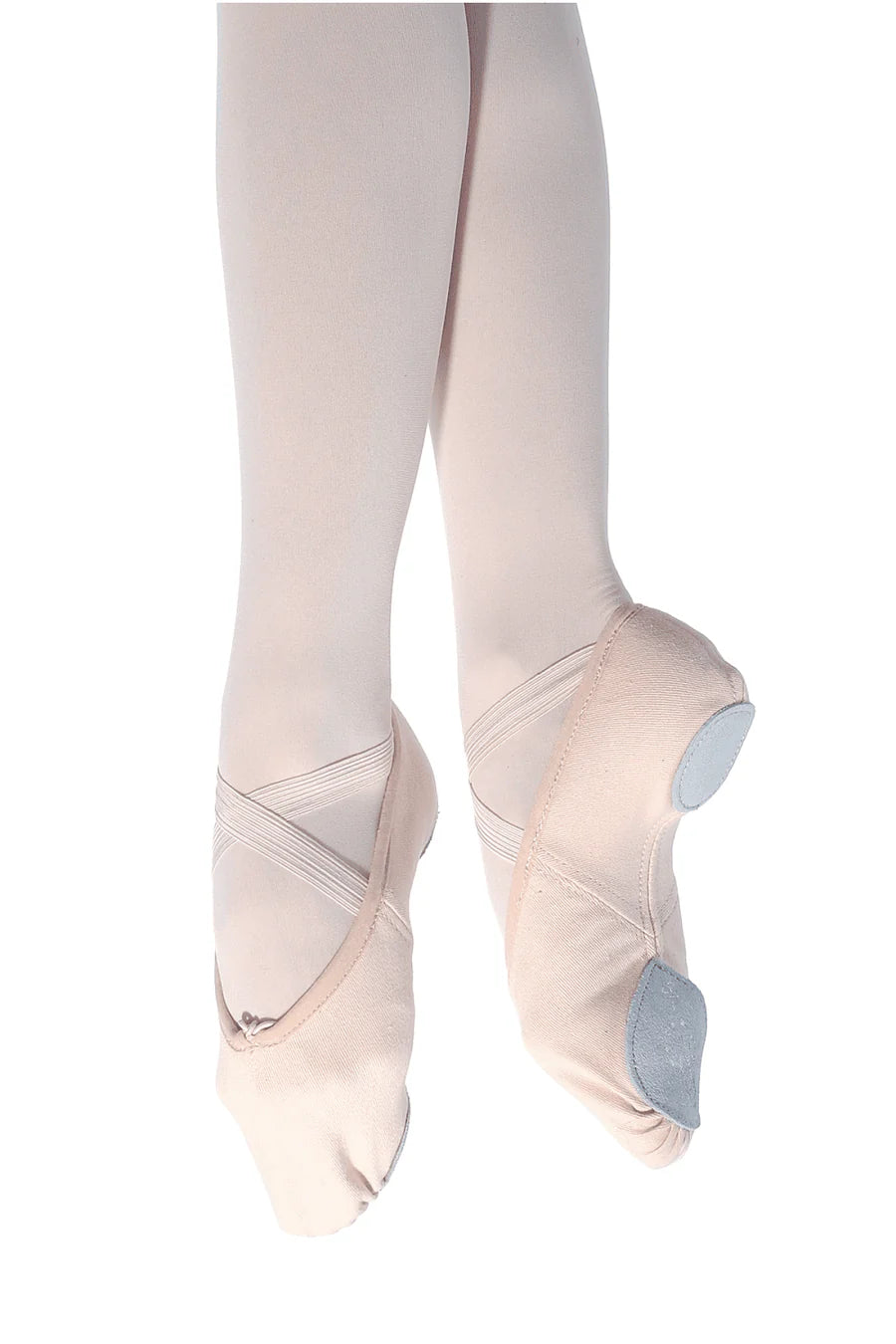 RV Stretch Canvas Split Sole Ballet Shoe - Pink