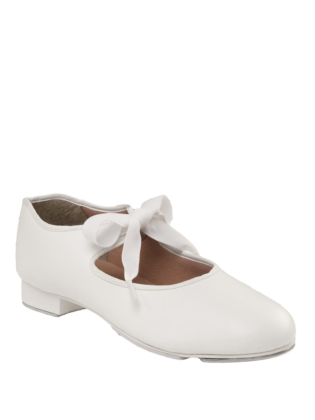 Capezio Adults “Jr Tyette” Tap Shoes - White