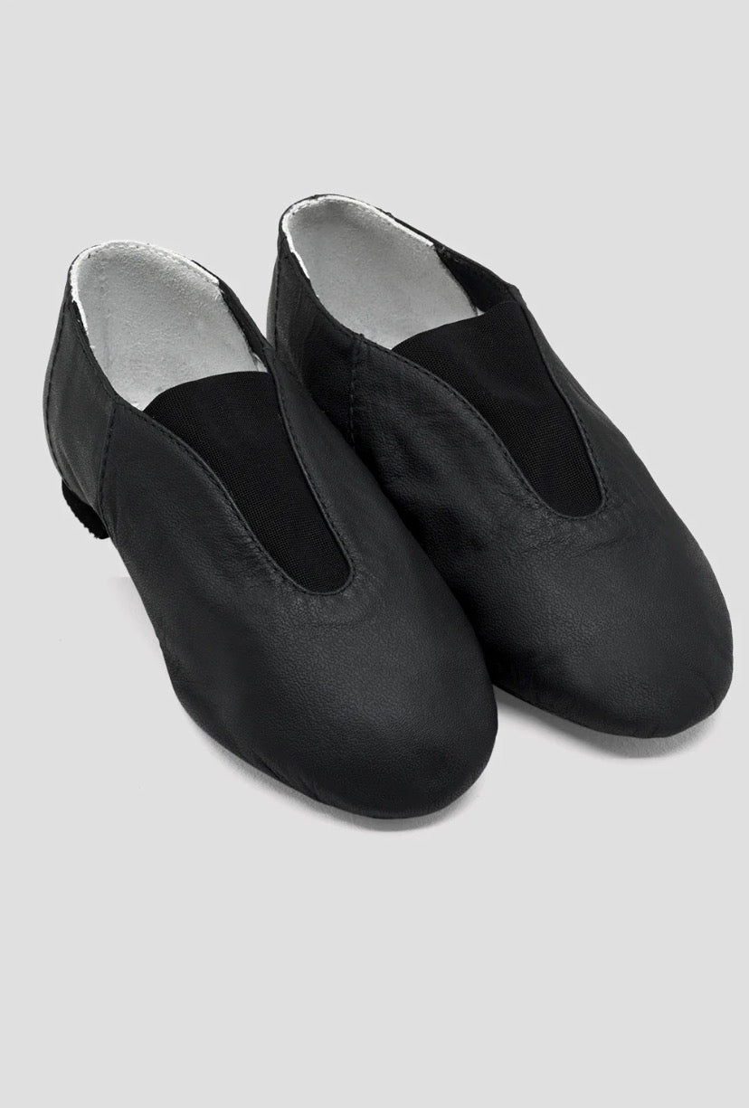 Bloch Adults Pure Jazz Leather Jazz Shoes - Black
