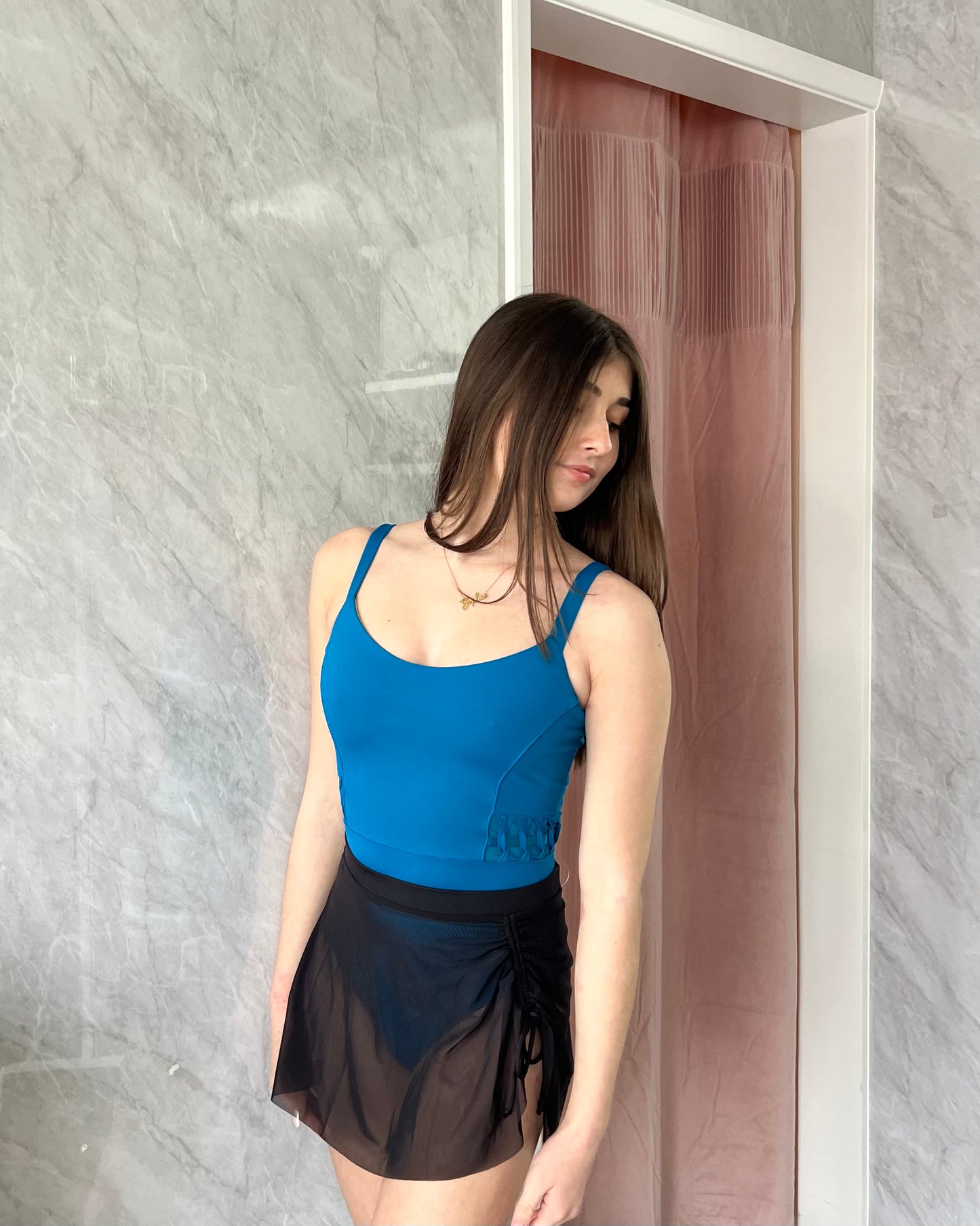 Bloch Ladies Phillipa Leotard - Peacock Blue