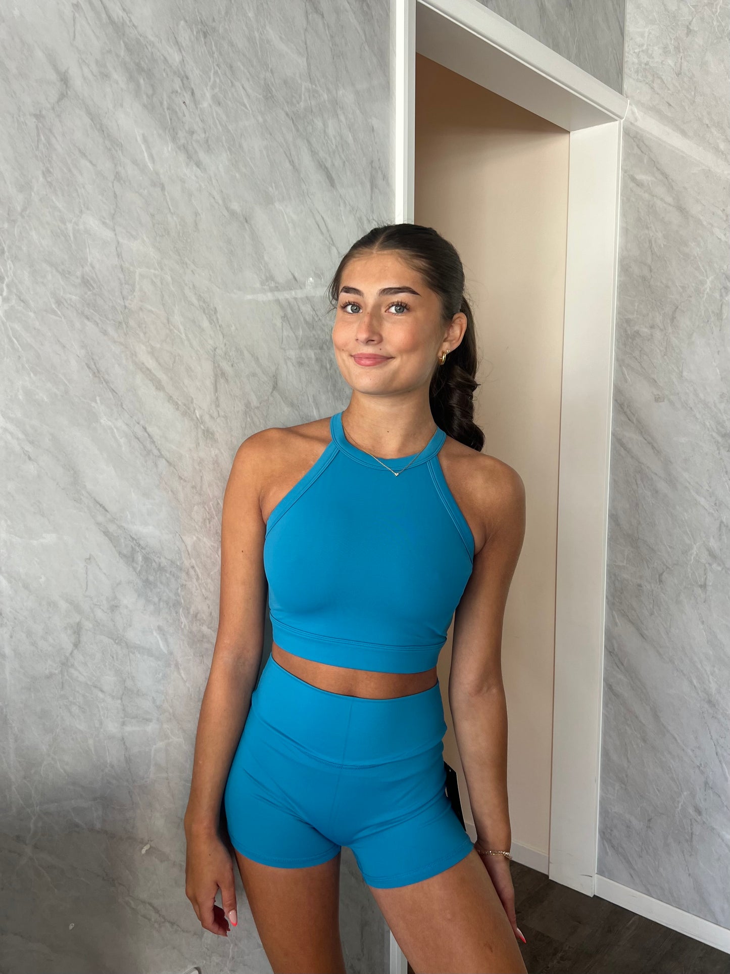 Bloch Dance Shorts “Anika” - Cerulean Blue