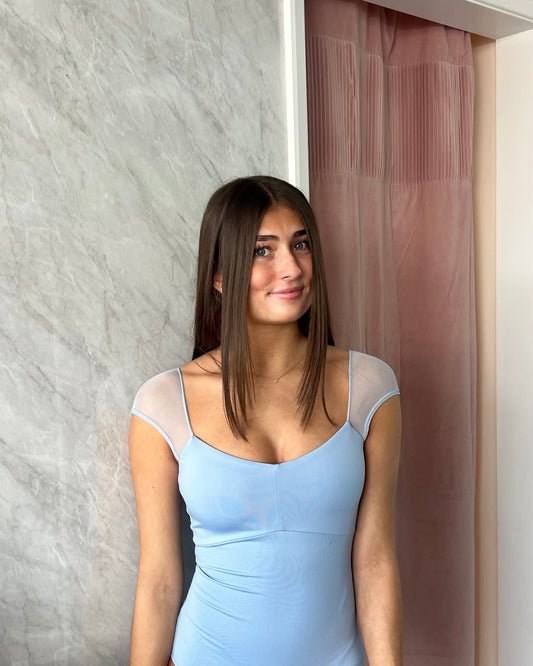 Capezio Moonstruck Cap Sleeve Leotard - Horizon Blue