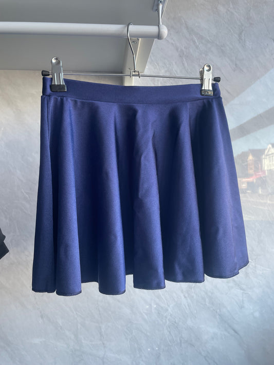 Elasticated Lycra skirt navy