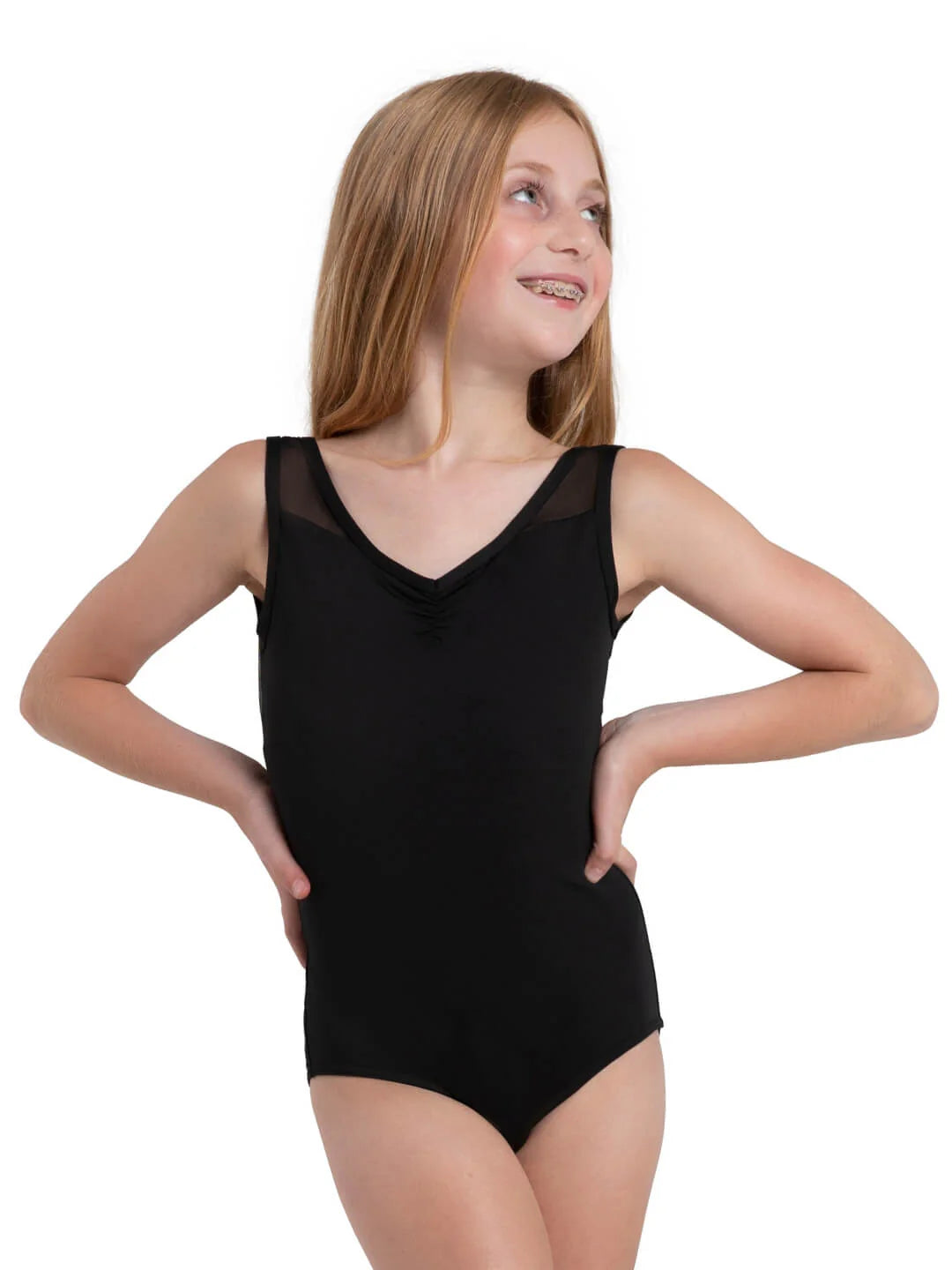 Capezio Tweens Diamond Leotard - Black