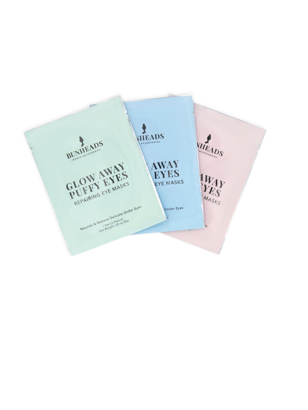 Bunheads Glow Away Puffy Eyes Cooling Under Eye Mask Set