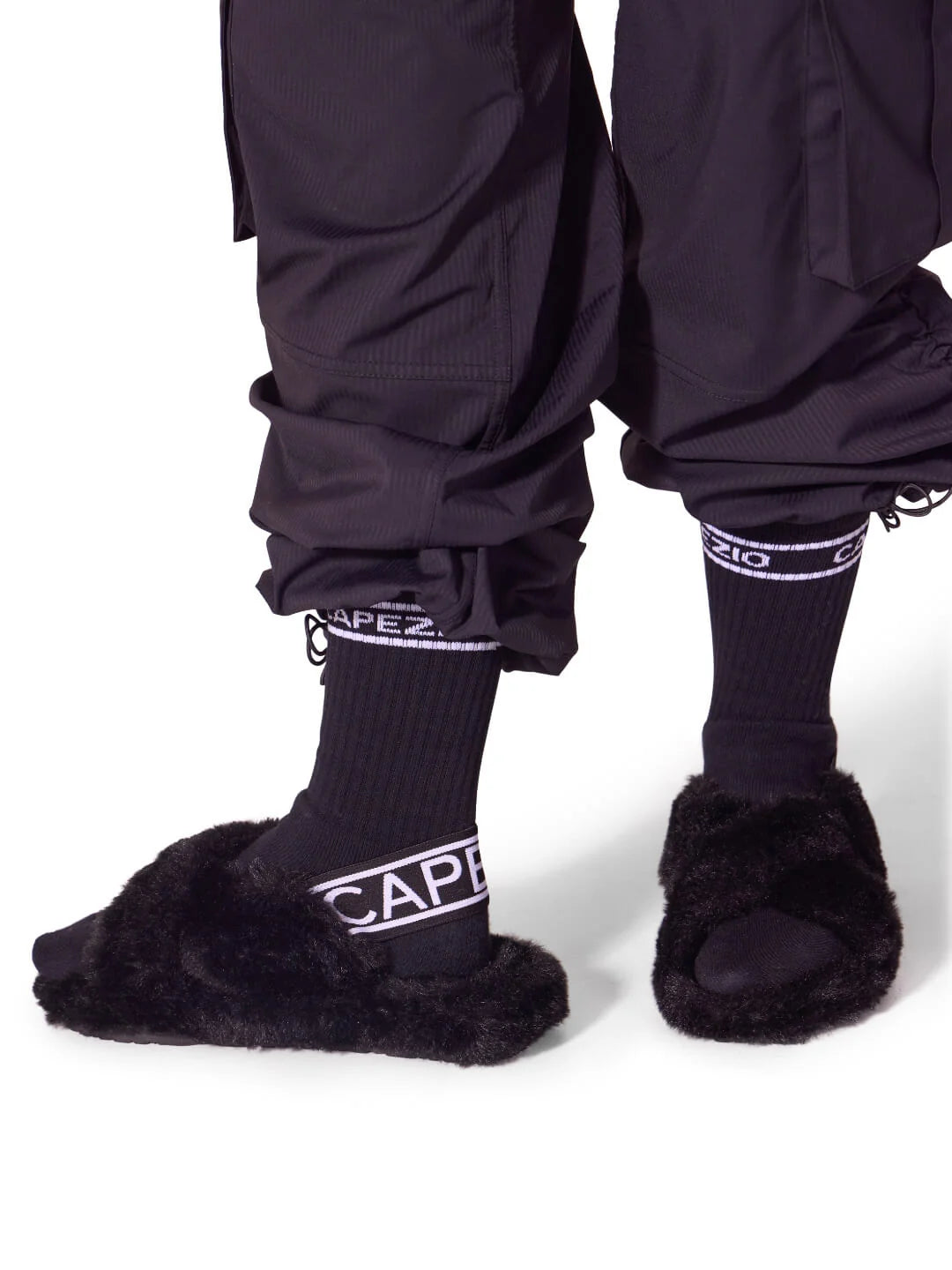 Capezio Varsity Slippers - Black