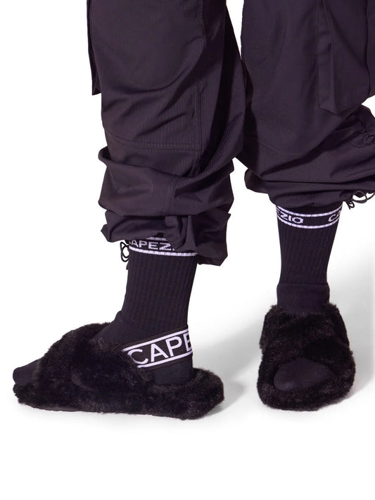 Capezio Varsity Slippers - Black