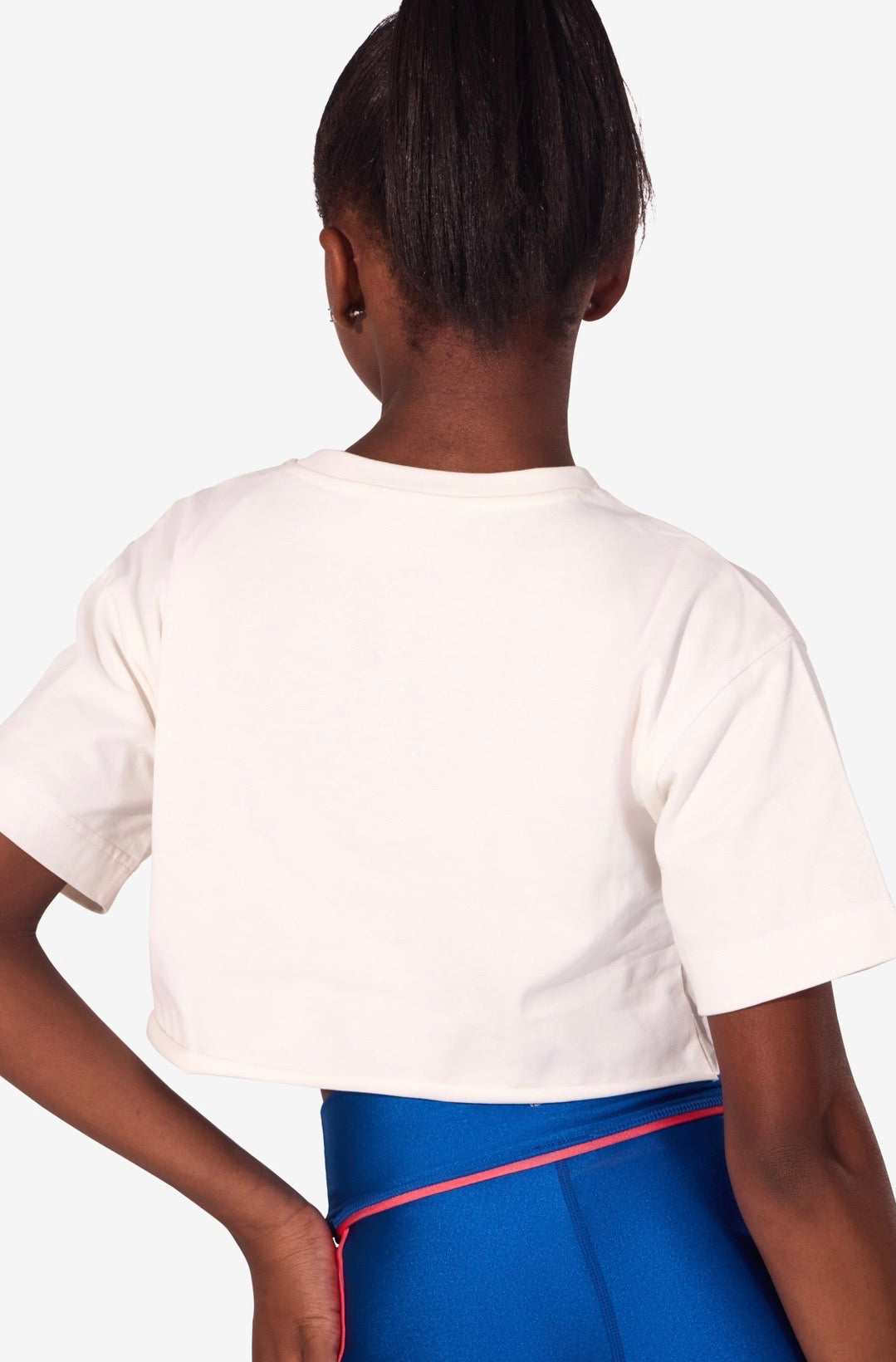 Capezio Tweens Jet Setter Campus Box Tee - White