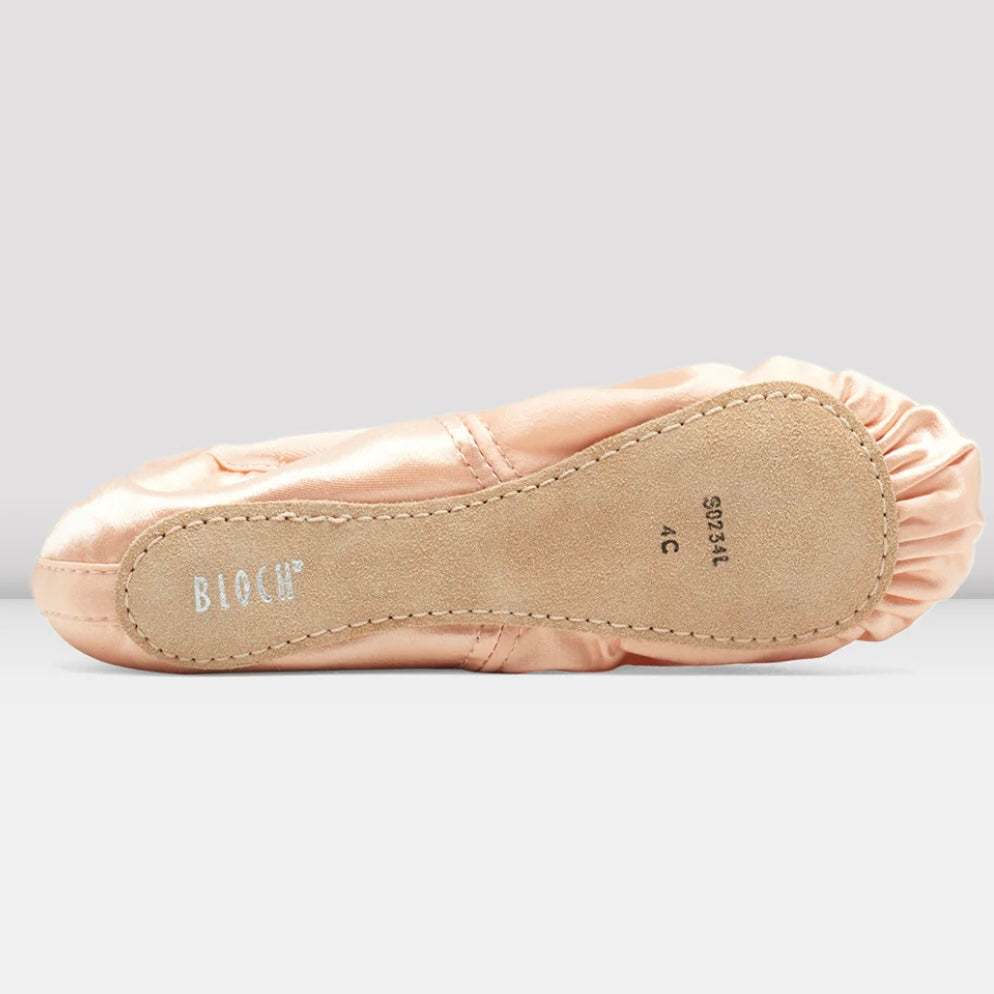 Bloch Adults Stretch Satin Ballet Shoes - Pink