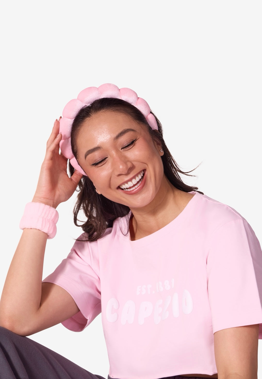 Bunheads Slay The Day 3 Piece Spa Set - Pink